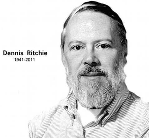 Dennis Ritchie, creator of the C programming language and co-creator of Unix
