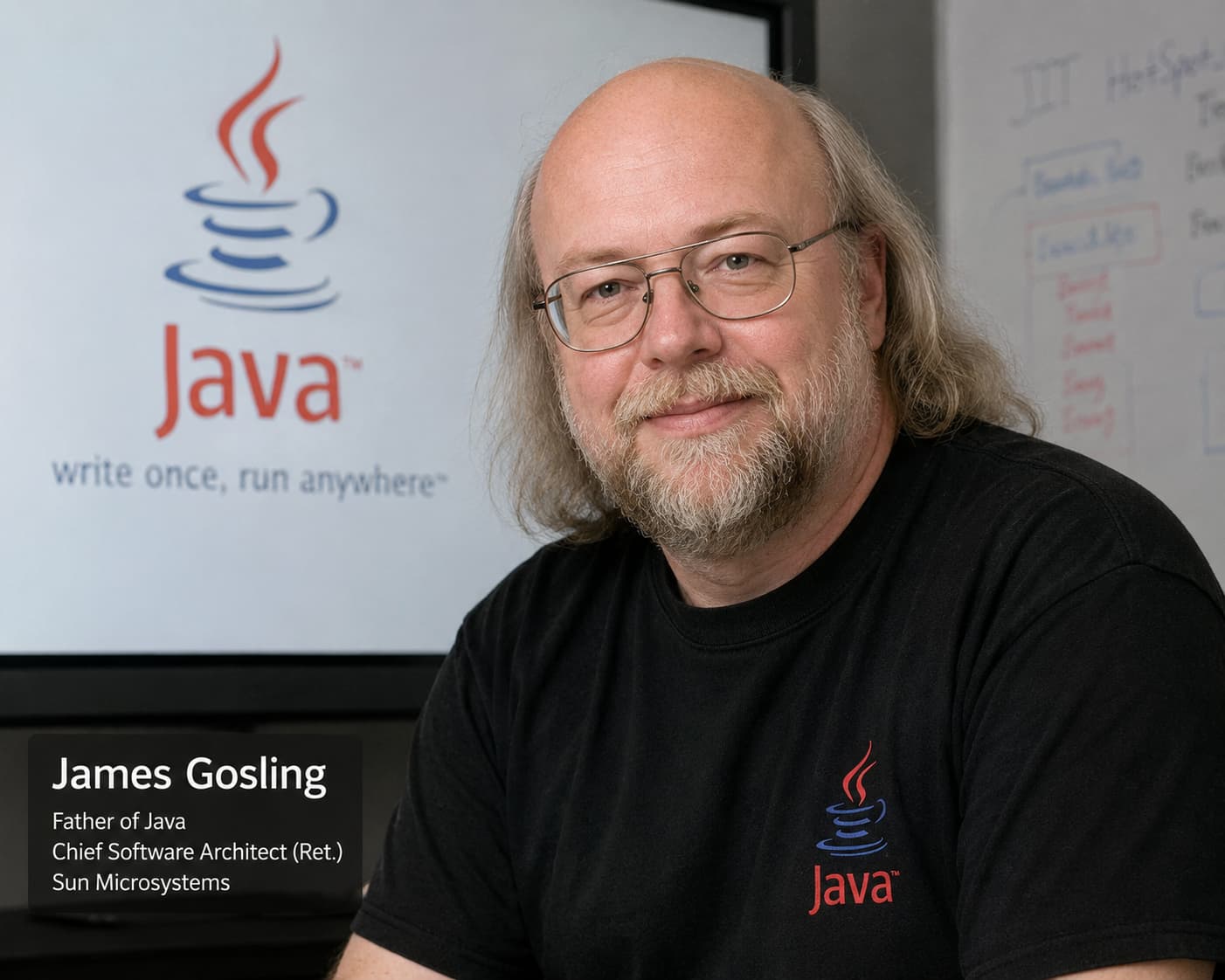 James Gosling, creator of the Java programming language
