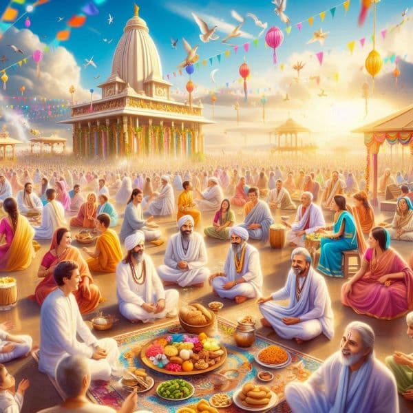 Spiritual gathering for discourse and discussion