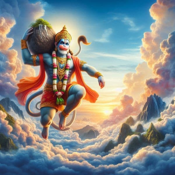 Hanuma with Sanjivani