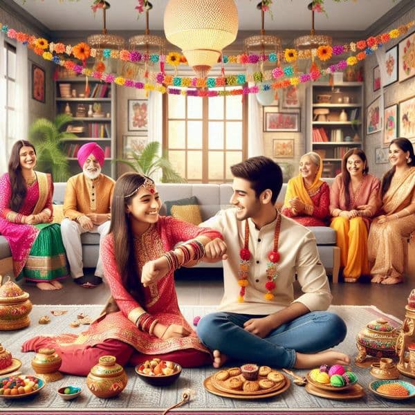 Sibling bonding moments