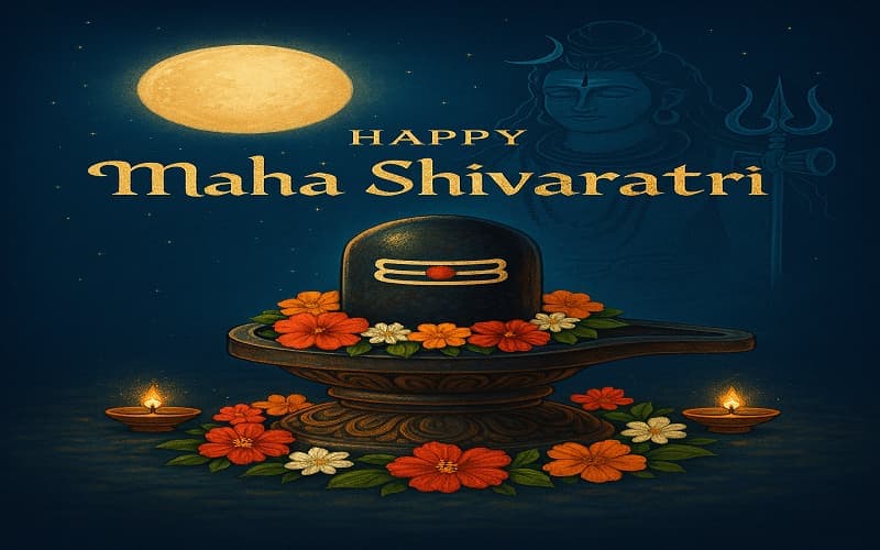 Ritual bathing of Shiva Lingam