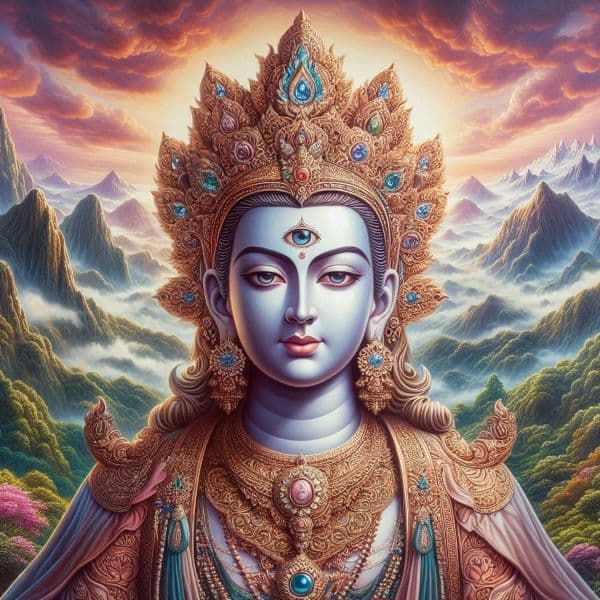 Shiva's third eye of wisdom