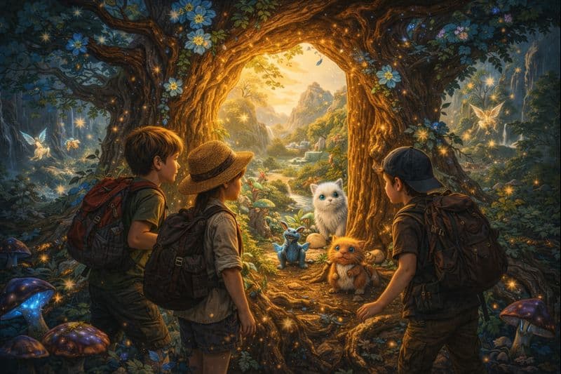 The Secret of the Magic Tree kids story