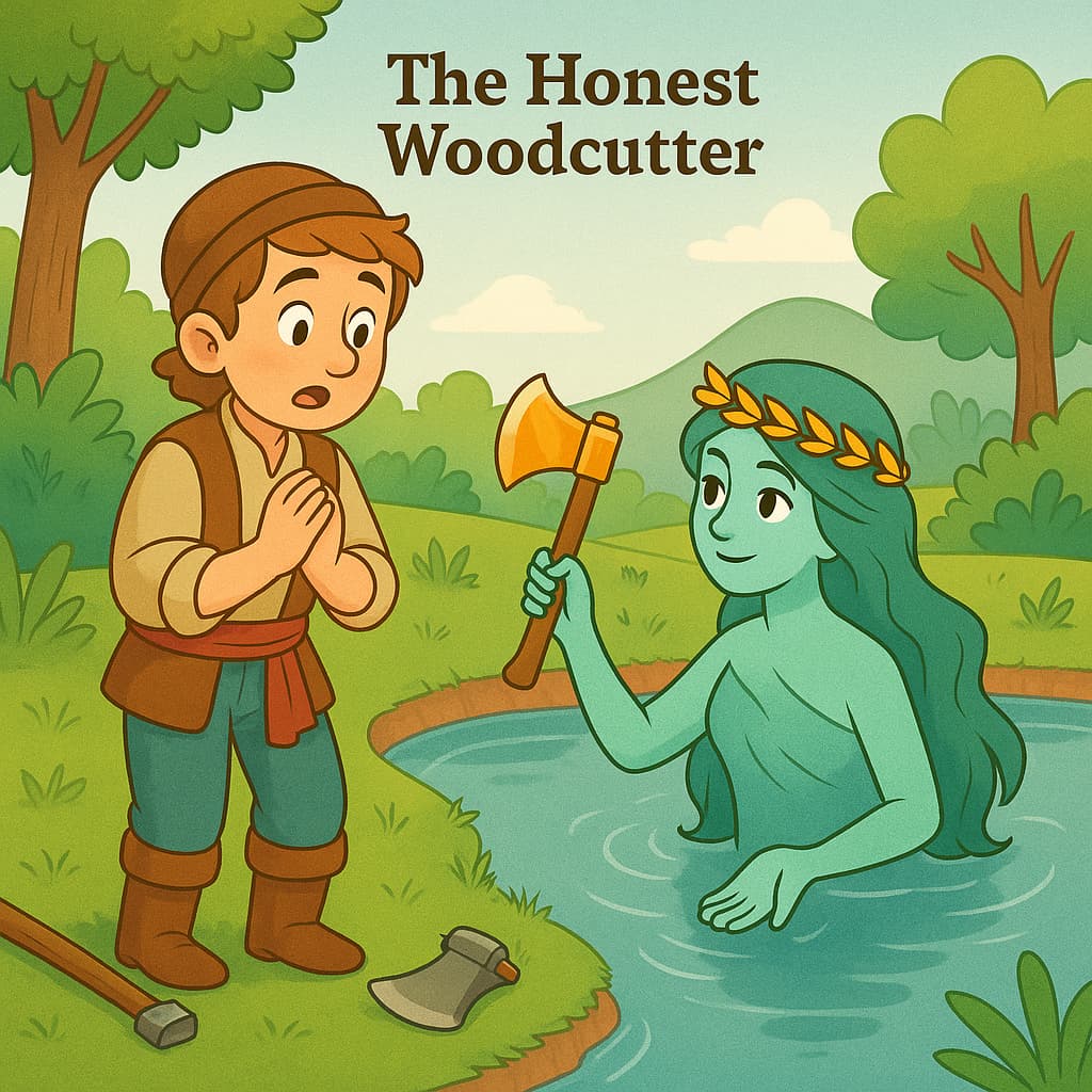 The Honest Woodcutter - A story about honesty