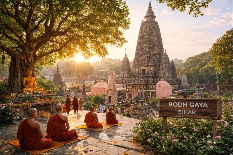 Bodh Gaya Bihar - Where Buddha attained enlightenment