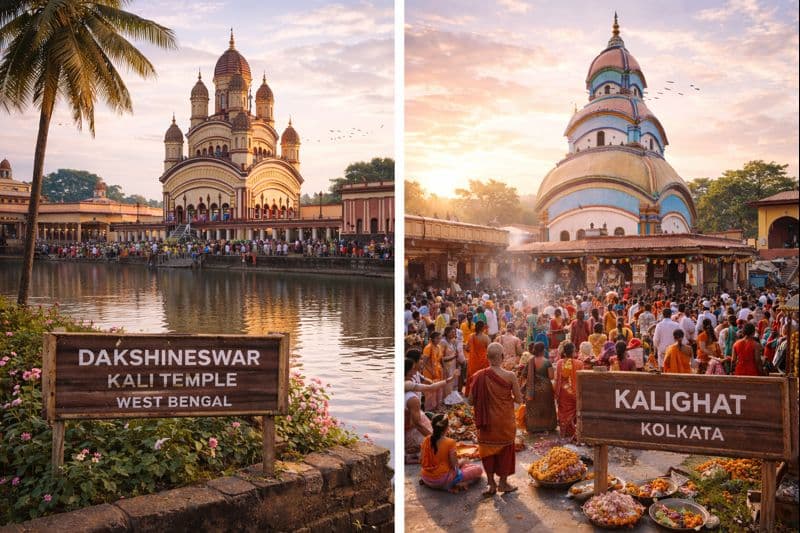 Dakshineswar Kali Temple Kolkata - Historic temple on Hooghly River