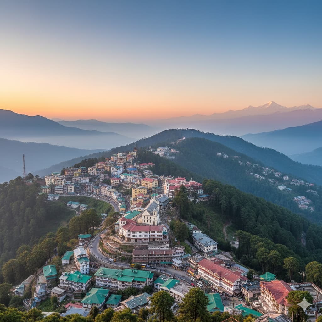 Shimla Hill Station - Summer capital of British India with Mall Road and toy train rides